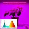 2 Strips Grow Light Four Heads Growing lamp Full Spectrum Dimmable Levels Led  Plant Lamp with Red Blue Lights