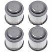 Replacement Filters Set of 4 PVF110 Replacement Filters for Black & Decker BDH2000PL Pivoting Vacuum Cleaner