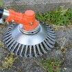 N/A Knotted Wire Grass Trimmer Cutter Head 8'' Garden Weed Brush Metal with Cone Knotted Wire,for Angle Grinder Grass Trimmer