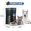 Petscene Automatic Pet Feeder 7L Auto Dog Cat Food Dispenser Voice Recorder 2 Bowls