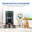 Petscene Automatic Pet Feeder 7L Auto Dog Cat Food Dispenser Voice Recorder 2 Bowls