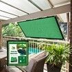 3X4m Anti-UV Green Sun Shading Net Outdoor Sunshade Net Garden Shelter Canopy Succulent Plant Gazebo Balcony Shade Netting Cloth