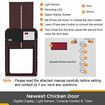 Petscene Automatic Chicken Coop Door Opener Kit LED Lights Timer Light Sensor Remote Waterproof