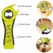 Newest Premium All-in-one Bottle Can Lid Twist Gripper Ideal for Seniors Arthritis Suffers and Weak Hands with Free Jar Opener (5-in-1 Green and 4-in-1 Yellow)