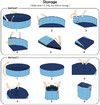 Size L Foldable Pool for Pet bath Tub and Kids Pool 3 sizes available