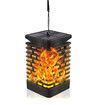 Solar Outdoor Lights, Arzerlize Flickering Flame Solar Lantern Lights Outdoor Garden Waterproof Hanging Lanterns (1Pack)