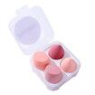 4 Pcs Makeup Sponges Blender Set For Foundation Blender with Egg case Color Random Send