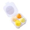 4 Pcs Makeup Sponges Blender Set For Foundation Blender with Egg case Color Random Send