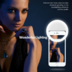 USB Charge Led Selfie Ring Light Cell Phone Lens LED Selfie Lamp Ring Selfie Light For iPhone Samsung Xiaomi Different Phone