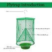 Ranch Fly Trap with Bait Tray, Reusable Fly Trap Fly Catcher Cage for Indoor or Outdoor (2Pack)