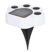 4pcs Set Solar Paw Print Lights Bear Dog Cat Animal Garden Lights Paw Lamp Pathway Lawn Yard Outdoor Decorations Foot Print LED