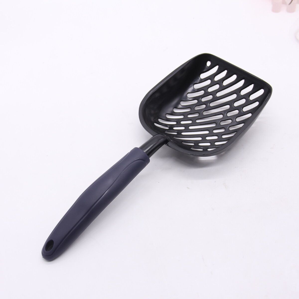 Latest Update Polishing Metal Cat Litter Scoop - Dark Blue