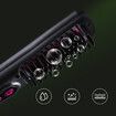 Barrels Hair Curling Iron Fashionable Portable Temperature Adjustable Barrel Ceramic Wave Iron