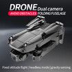 Three-sided Obstacle Avoidance Folding Mini Drone 4K HD Dual Camera APP RC Aircraft Quadcopter Dual Battery