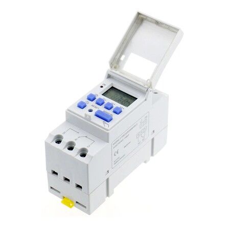 Electronic, programmable, digital, industrial time switch,7 days a week, relay timer control
