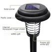 Solar Mosquito Killer Lamp Garden Lawn Light Solar Powered LED Light Garden Mosquito Outdoor Pest Bug Insect Repellents