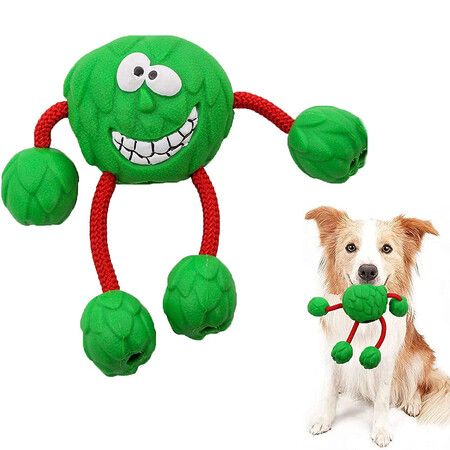 Interactive Dog Toys - Treat Dispensing Dog Toys Dog Chew Toy for Aggressive Chewers Small Medium Breeds?Green?