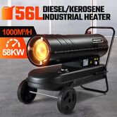 Industrial Fan Heater Kerosene Diesel Hot Air Blower for Workshop Warehouse Shed 58kw