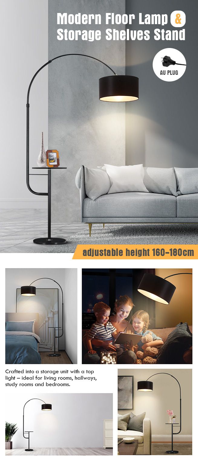 Floor standing deals overhanging lamp