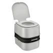 24L Portable Toilet Camping Travel Mobile Porta Potty Grey + storage bag 