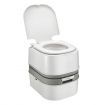 24L Portable Toilet Camping Travel Mobile Porta Potty White + storage bag