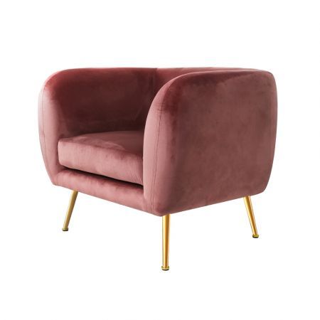 Artiss Armchair Lounge Sofa Arm Chair Accent Chairs Armchairs Couch Velvet Pink Artiss Armchair Lounge Sofa Arm Chair Accent Chairs Armchairs Couch Velvet Pink