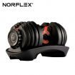 Norflx 24kg Adjustable Dumbbells Home Gym Exercise Equipment Fitness Weights