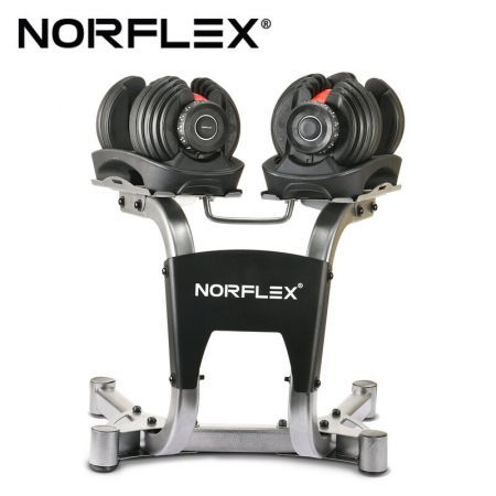 NORFLX Adjustable Dumbbell Stand Storage Rack Holder Home Gym Equipment Weight