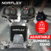 NORFLX Adjustable Dumbbell Stand Storage Rack Holder Home Gym Equipment Weight