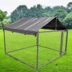 Pet Dog Kennel Enclosure Playpen Puppy Run Exercise Fence Metal Cage Play Pen