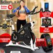 NORFLX Spin Bike Flywheel Commercial Gym Exercise Home Workout Bike Fitness White
