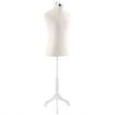 Mannequin Male Dress Form Dressmakers Dummy Torso Manikin Display Stand Tripod Base 151-170cm Skin Tone 