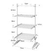 Maxkon 3 Tier Electric Heated Clothes Dryer Airer Towel Drying Rack Stand Foldable 300W