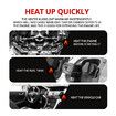 Diesel Air Heater 12V 8KW Portable Car Parking All in One Plateau Version LCD Remote Control Black & Red