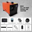 12V Diesel Air Heater 8KW Car Parking All in One Portable Plateau Version LCD Remote Control Black & Red