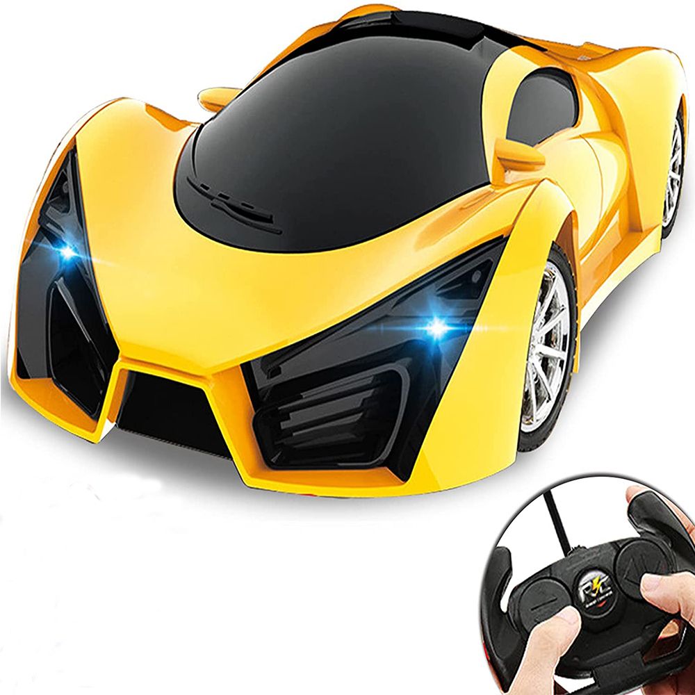 RC Control Toys for Kids, 1/16 Scale High Speed Super Vehicle with LED Headlight, Best Christmas Birthday Gift