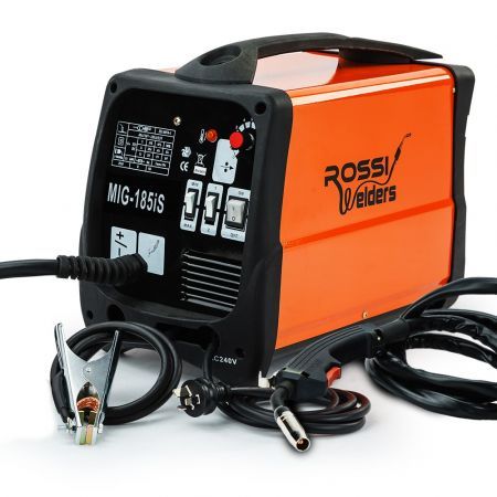 ROSSI 185 Amp Welding Machine Inverter Welder MIG MAG Gas Gasless Portable 185A ROSSI 185 Amp Welding Machine Inverter Welder MIG MAG Gas Gasless Portable 185A