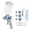HVLP Spray Gun 1.4/1.7/2 mm Gravity Feed Air Spray Gun Kit Car Primer Paint Set