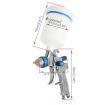 HVLP Spray Gun 1.4/1.7/2 mm Gravity Feed Air Spray Gun Kit Car Primer Paint Set