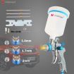 HVLP Spray Gun 1.4/1.7/2 mm Gravity Feed Air Spray Gun Kit Car Primer Paint Set
