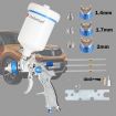 HVLP Spray Gun 1.4/1.7/2 mm Gravity Feed Air Spray Gun Kit Car Primer Paint Set