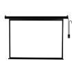 125" Projector Screen Electric Motorised Projection 3D Home Cinema 4:3 Black