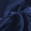 DreamZ Silky Satin Sheets Fitted Flat Bed Sheet Pillowcases Summer King Blue