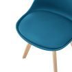 Levede 4x Dining Chairs Retro Replica Kitchen Lounge Room Padded Seat PU Leather