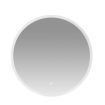 EMITTO LED Wall Mirror Round Anti-fog Bathroom Mirrors Makeup Light Decor 60cm