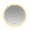 EMITTO LED Wall Mirror Round Anti-fog Bathroom Mirrors Makeup Light Decor 60cm