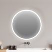 EMITTO LED Wall Mirror Round Anti-fog Bathroom Mirrors Makeup Light Decor 80cm