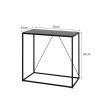 2-Tier Console Table Office Furniture Desk Hallway Side Entry Hall Display Shelf