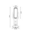 Bladeless Fan Electric Cooler Silver