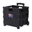 Foldable Shopping Cart Trolley Pack & Roll Folding Grocery Basket Crate Portable